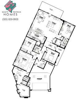 Scott Patrick Homes New Custom Home Builder Albuquerque New Mexico Custom Homes Floor Plans